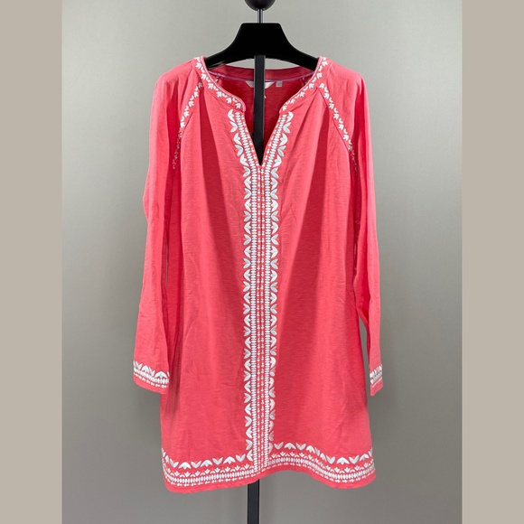 Boden Dresses & Skirts - 🔴 NEW! BODEN EMBROIDERED DRESS! WOMENS LARGE! pink white blue casual